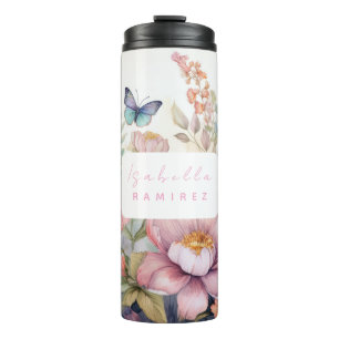 Termo Acuarela personalizada con nombre
