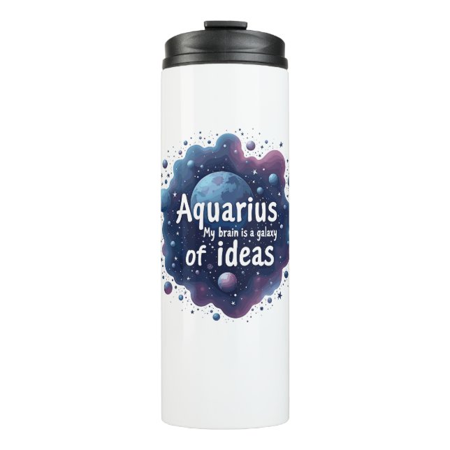 Termo Acuario Galaxia de Ideas Diseño (Anverso)