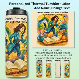 Termo Add Text Name, Murder Mischief Coffee