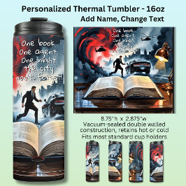 Termo Add Text Name, Spy Mystery Action Book Novel