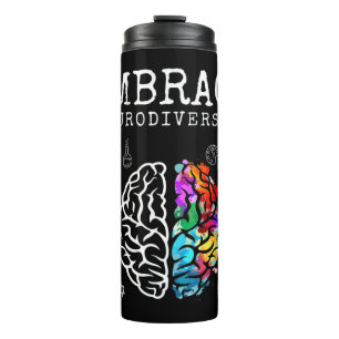 Termo Adoptar la camisa de la neurodiversidad. Este neur
