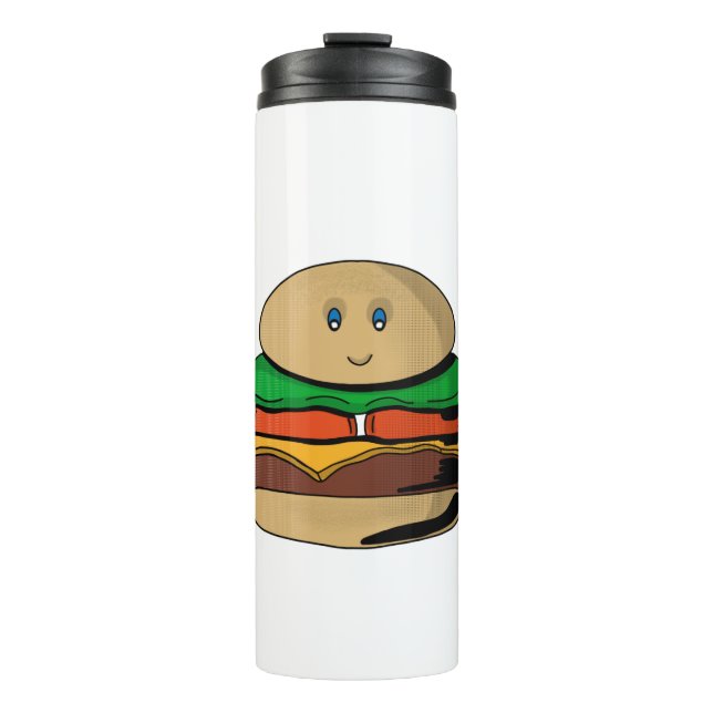 Termo Adorable Burger Cute Hamburger Kawaii (Anverso)