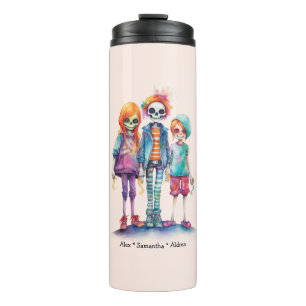 Termo Adorable Pastel Zombie Trio - Cute Halloween