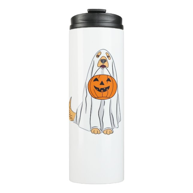 Termo Adorable Spooky Golden Retriever Ghost Classic T-S (Anverso)
