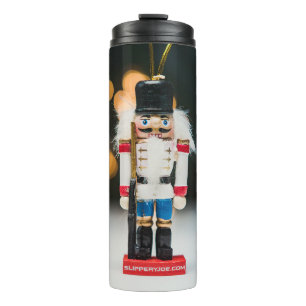 Termo Adorno clásico de Navidad cascanueces de SlipperyJ