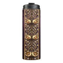 Adorno Floral Dorado