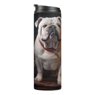 Termo Adorno Navideño Trineo Nevado Bulldog