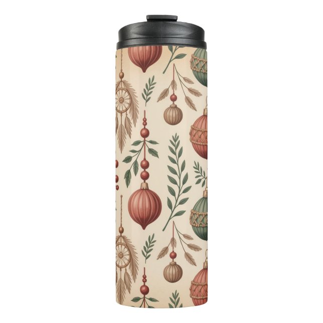 Termo Adornos de Navidad Boho (Anverso)