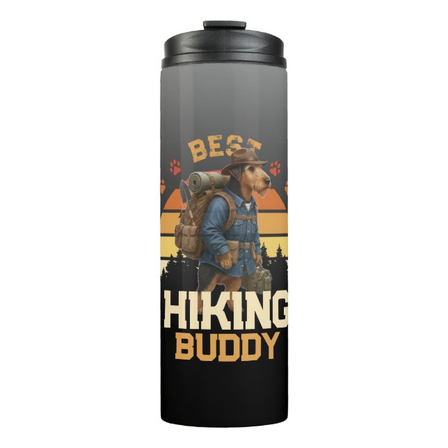 Termo Adventurous Airedale Hiker Wilderness Explorer (Anverso)