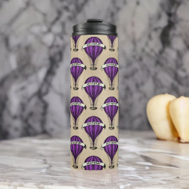 Termo Aeronaves moradas en el diseño de Tan Steampunk