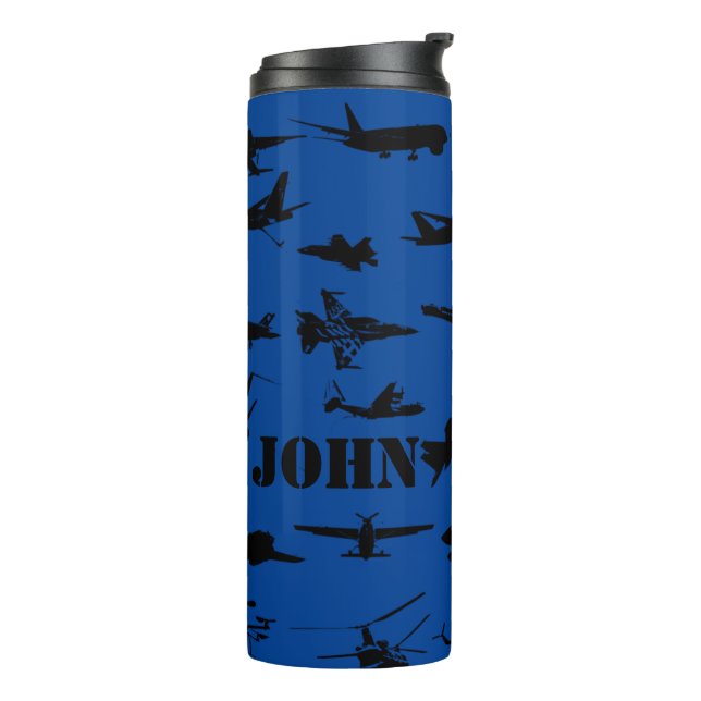 Termo Aeronaves personalizadas Tumbler térmico (Rotado hacia la izquierda)
