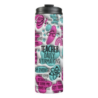 Termo Afirmaciones Diarias para Maestros 20 oz Acero Ino