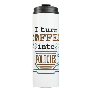 Termo Agente De Seguros I Convertir El Café En Polític