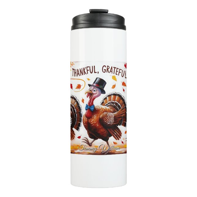 Termo Agradecidos agradecidos agradecimientos Feliz Acci (Anverso)