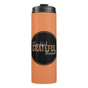 Termo Agradecidos agradecimientos por la tipografía de l