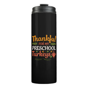 Termo Agradecimiento por mis pavos preescolares - Profes