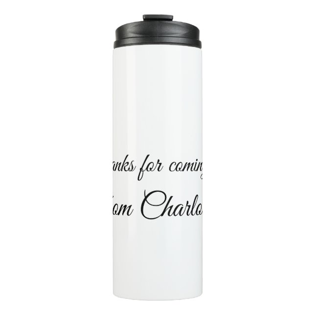 Termo agradecimientos por el mensaje de texto de añadir  (Anverso)