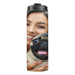 Termo Agregar foto de pug personalizar