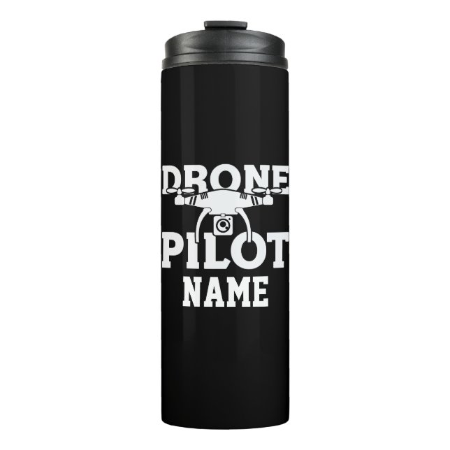 Termo Agregar nombre o programa piloto de drones de text (Anverso)