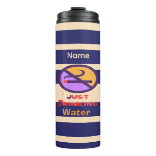 Termo Agregar nombre solo bebiendo agua