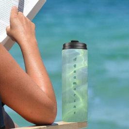 Termo Agua acuamarina tropical fotográfica