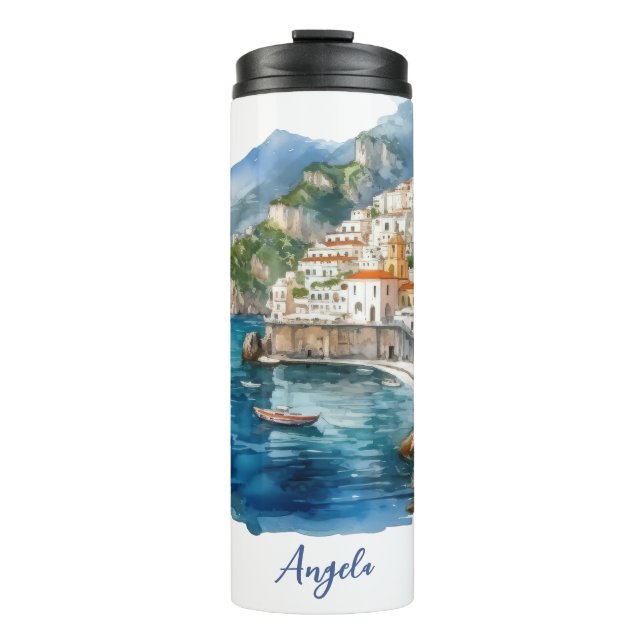 Termo Agua de la Costa de Amalfi Italia (Anverso)