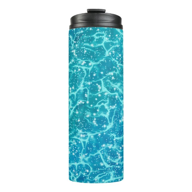 Termo Agua de mar azul con paracaídas (Anverso)