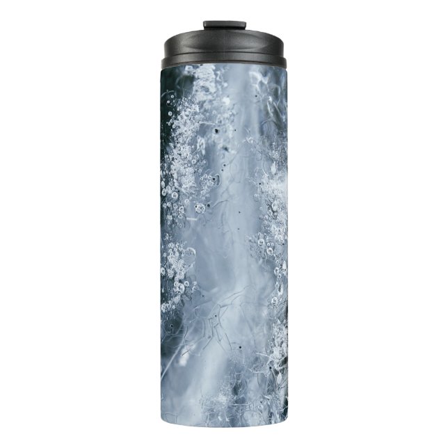 Termo Agua salpicada en fondo blanco (Anverso)