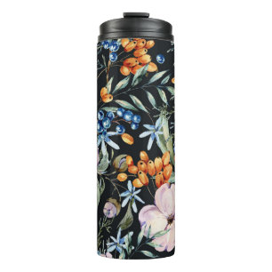 Termo Agua suave: bayas florales rosas