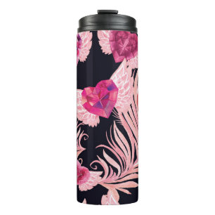 Termo Agua suave y transparente patrón de San Valentín