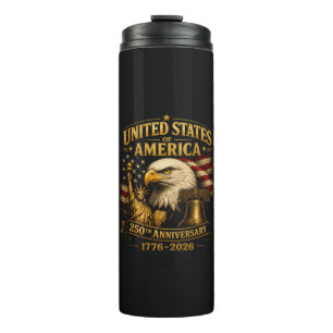 Termo Águila del 250 aniversario de los Estados Unidos d