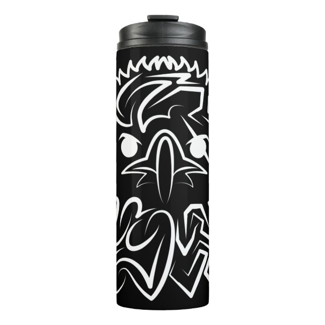 Termo Águila Tribal Negra y Blanca (Anverso)
