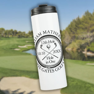 Termo Agujero en un clásico golf personalizado