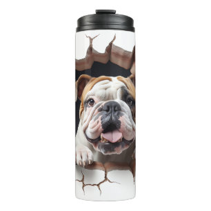 Termo Agujero rajado de Bulldog 3D