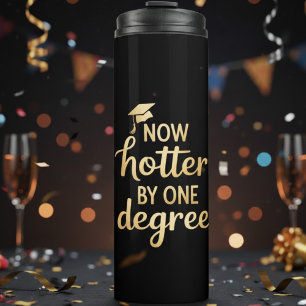 Termo Ahora más caliente por un grado Graduación de oro