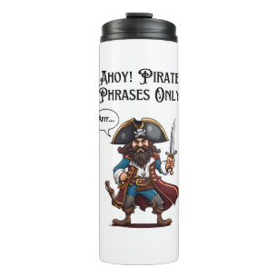 Termo ¡Ahoy! Sólo frases piratas