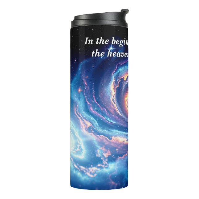 Termo Al principio, Dios y el Verso de la Creación (Rotado hacia la izquierda)