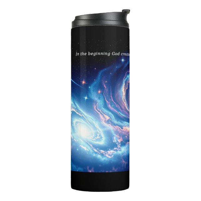 Termo Al principio, Dios y el Verso de la Creación (Rotado hacia la izquierda)