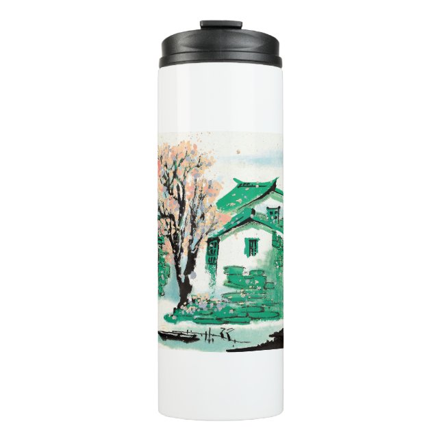 Termo Aldea de pintura natural (Anverso)