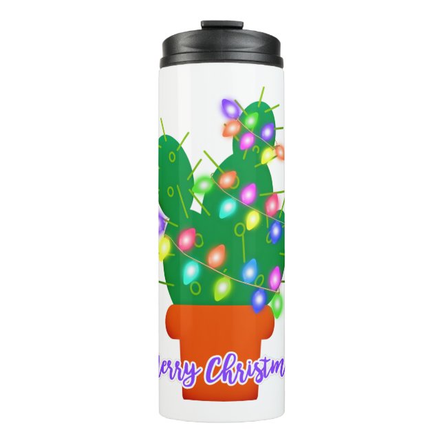 Termo alegre navidad cactus (Anverso)