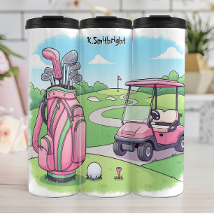 Termo Alegre Personalizado Golf Scene