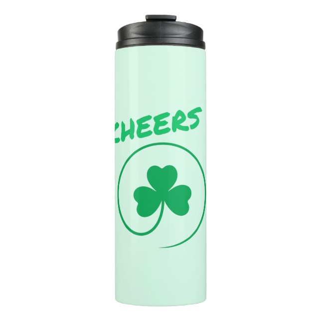 Termo Alegres, Trampeolas, Shamrock, Green Irlandés, St  (Anverso)