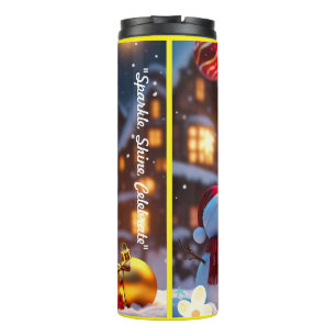 Termo "Alegría de los Navidades chisporrosos"