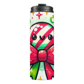 Termo Alegría de Menta: Personaje de Caramelo Navideño