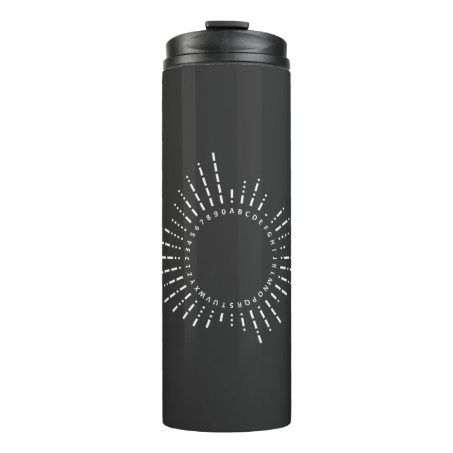 Termo Alfabeto de código Morse de A a Z (Anverso)