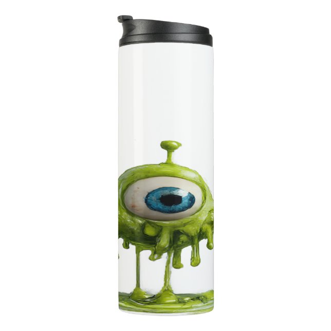 Termo Alien in a Bottle – Transparent Gothic Fantas (Rotado hacia la derecha)