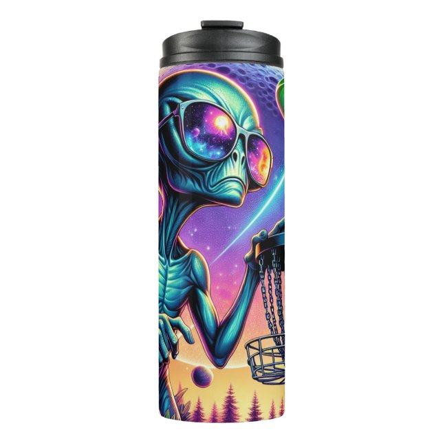 Termo Alien y Flying Disk Golf Saucer (Anverso)