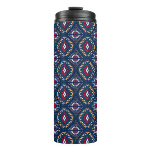 Termo Allure azteca: Elegancia tribal a rayas