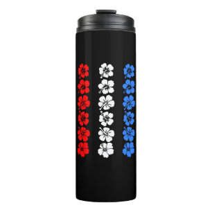 Termo Aloha azul azul rojo patriótico Hawai EEUU Vertica