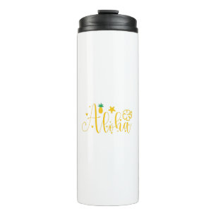 Termo Aloha -Surfista- Palmas -Tropical- Retro-Playa-Div